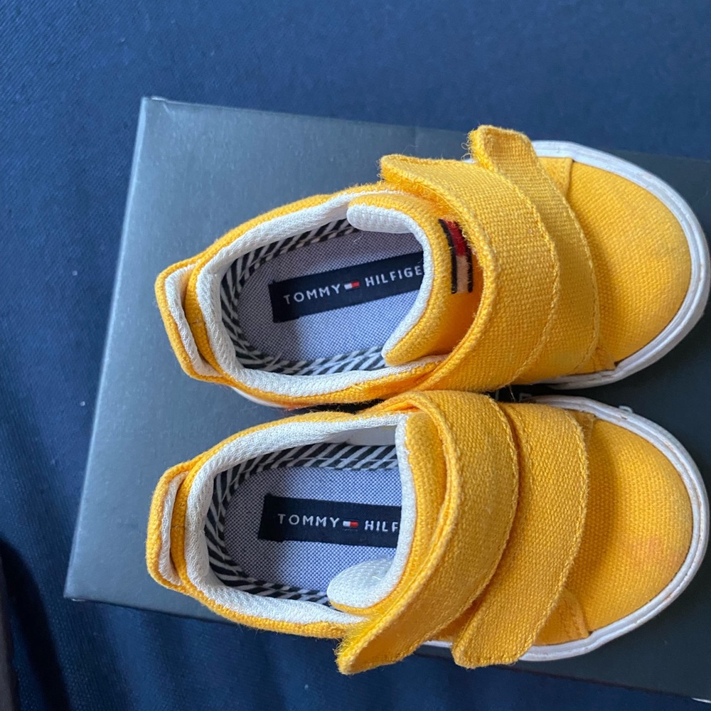 Yellow shoes